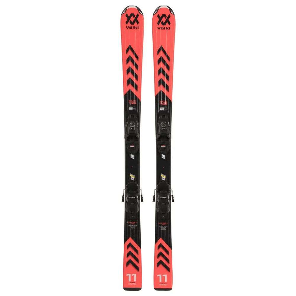Lyže RACETIGER JUNIOR RED + vázání 7.5 VMOTION JR